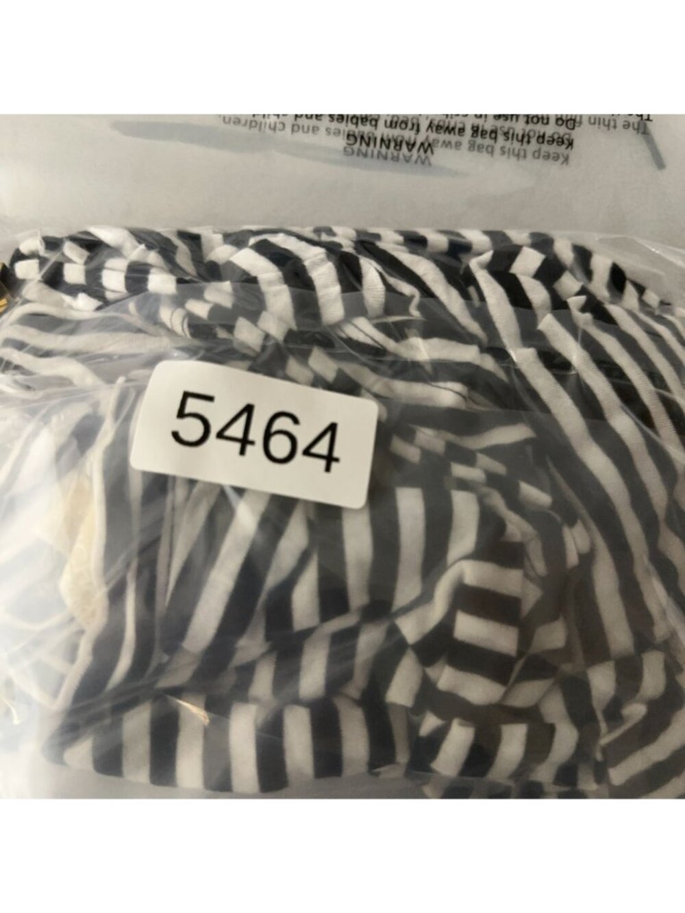 Michael Kors Top Size Medium Black White Striped Rglan Sleeve Side Ties - Picture 13 of 13